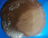 A picture of step 2 of Oreo brownies.