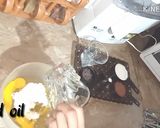 A picture of step 3 of Fudge brownies.