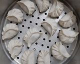 A picture of step 5 of Steamed Chicken momo (Tibetan Dumplings).