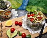 टमाटर अंकुरित चाट (tamatar ankurit chaat recipe in Hindi) रेसिपी चरण 3 फोटो