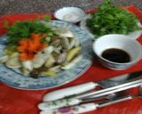 Hình bước làm 4 của món Nấm Đông Cô xào Củ Niễng