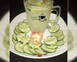 A picture of step 3 of Agwaluma and cucumber juice.