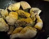 A picture of step 3 of Gongura Chicken Fry.