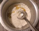 A picture of step 2 of Strawberry pancake.