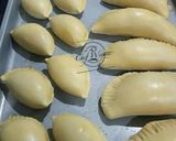 A picture of step 12 of Naija style meatpie.