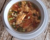 Foto langkah ke 5 dari resep Tan Hua Tang (Sup Tomat Telur).