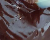 A picture of step 7 of Marmalade dark chocolate brownies - for Father's day.