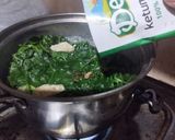 Foto langkah ke 3 dari resep Bobor Daun Ubi Jalar Tempe.