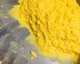 A picture of step 2 of Corn Burfi.