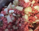 A picture of step 1 of Beef and Cabbage Parcels.