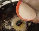 A picture of step 1 of Semolina chamcham.