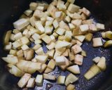Foto del paso 5 de la receta: Fideos con salsa Normanda (con berenjena)
