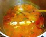 Foto del paso 17 de la receta: Sopa de mariscos a los tres caldos e infusionada con azafrán