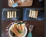 Hình bước làm 5 của món Sandwich bơ nướng