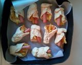 Foto del passaggio 14 della ricetta Panini a fagottini con patatine fritte wustel e formaggio Asiago