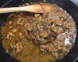 Une image de l'étape 15 de Filet de poulet aux tomates, épices, coriandre et jus de rhubarbe rose.