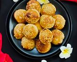 A picture of step 7 of Delicious Gulgule (Dumplings) in an Appe Pan.
