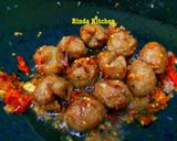 Foto langkah ke 3 dari resep Bakso Goreng Sambal Kencur (Pedasss level 10).