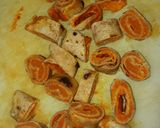 A picture of step 3 of Chappati patra.