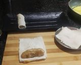 A picture of step 2 of Malai bread roll.