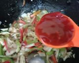 A picture of step 4 of Spicy Schezwan Fried Rice 🍚🍛.