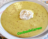 Foto del paso 5 de la receta: Crema de calabacín con isla de yogurt griego