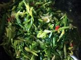 Tumis Kangkung Bunga Pepaya