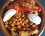 Foto del paso 4 de la receta: Garbanzos con bacalao al pimentón