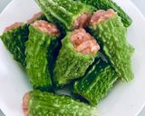 Hình bước làm 2 của món Canh khổ qua rừng nhồi thịt