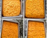 A picture of step 3 of Carrot burfi.