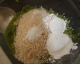 A picture of step 10 of Spinach cheese balls with Mediterranean chickpea salad.