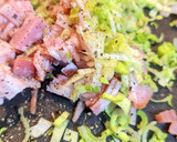 Foto del paso 4 de la receta: Patatas crujientes rellenas con puré de puerro y bacon en airfryer