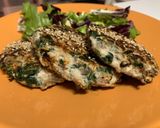 Foto del paso 5 de la receta Hamburguesas de pollo con kale y portobello🍗🌱