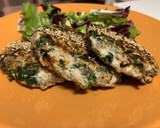 Foto del paso 5 de la receta: Hamburguesas de pollo con kale y portobello🍗🌱