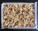 A picture of step 7 of Focaccia Puttanesca.