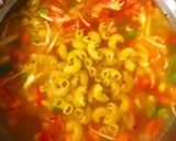 A picture of step 3 of Minestrone soup.