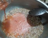 A picture of step 1 of Aaloo anday.