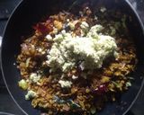 A picture of step 6 of Idichakka(Raw jackfruit) thoran.