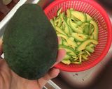 Hình bước làm 1 của món Bơ xào thịt bò🥑🥑