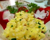 Pas rețetă Salată de cartofi, cu paste, ouă și maioneză 5 fotografie