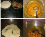 A picture of step 1 of Gur teel ki chikki.