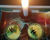 A picture of step 5 of Kiwi mocktail.