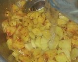 A picture of step 4 of Poori wali aloo ki tarkari.