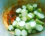 A picture of step 4 of South indian style ridge gourd chutney.
