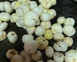 A picture of step 2 of Makhana kheer.