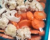 Foto langkah ke 1 dari resep Sup kepiting kembang kol.