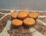 Foto del paso 5 de la receta: Muffins veganos de zapallo y zanahoria exprés