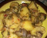 A picture of step 2 of Dafadukan dankali.