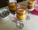 A picture of step 6 of No bake cheesecake dessert.