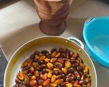 A picture of step 2 of Palm nut soup/ ofe akwu.